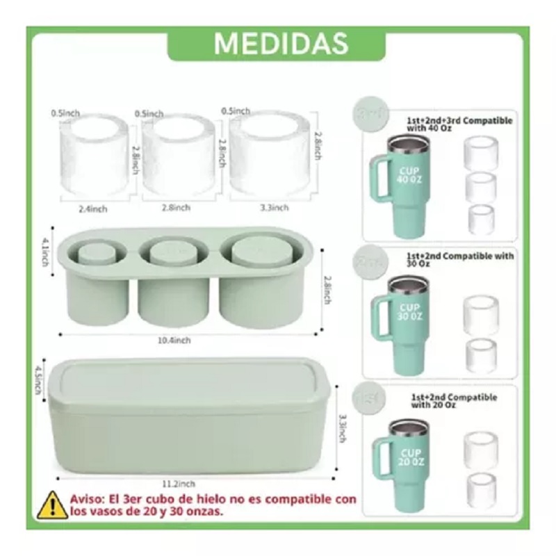 Miniatura 3 de Molde Hielo Para Vaso Termo Stanley